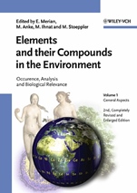 Elements and their Compounds in the Environment: Occurrence, Analysis and Biological Relevance, Three–Volume Set - ISBN 9783527304592