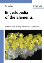 Encyclopedia of the Elements: Technical Data – History – Processing – Applications - ISBN 9783527306664