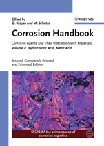 Corrosion Handbook: Corrosive Agents and Their Interaction with Materials Hydrochloric Acid, Nitric Acid - ISBN 9783527311187