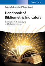 Handbook of Bibliometric Indicators: Quantitative Tools for Studying and Evaluating Research - ISBN 9783527337040