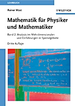 Mathematik für Physiker und Mathematiker: Band 2 – Analysis im Mehrdimensionalen und Einführungen in Spezialgebiete - ISBN 9783527408788