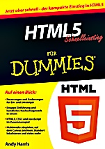 HTML5 Schnelleinstieg für Dummies - ISBN 9783527709007
