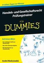 Handels und Gesellschaftsrecht Prüfungstrainer für Dummies - ISBN 9783527709106