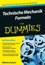 Technische Mechanik Formeln für Dummies - ISBN 9783527711536