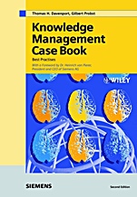 Knowledge Management Case Book: Siemens Best Practises - ISBN 9783895781810