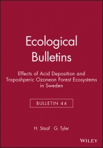 Ecological Bulletins: Effects of Acid Deposition and Troposhperic Ozoneon Forest Ecosystems in Sweden - ISBN 9788716151346