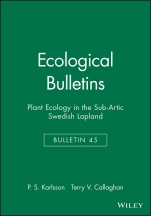 Ecological Bulletins: Plant Ecology in the Sub–Artic Swedish Lapland - ISBN 9788716152015