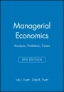 Managerial Economics: Analysis, Problems, Cases - ISBN 9780470009932