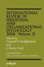 International Review of Industrial and Organizational Psychology 2006 - ISBN 9780470016060