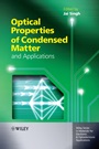 Optical Properties of Condensed Matter and Applications - ISBN 9780470021927