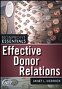 Effective Donor Relations - ISBN 9780470040362