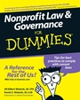Nonprofit Law and Governance For Dummies - ISBN 9780470087893