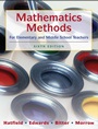 Mathematics Methods for Elementary and Middle School Teachers - ISBN 9780470136294