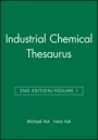 Industrial Chemical Thesaurus, Volume 1 - ISBN 9780470144299