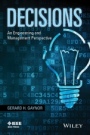 Decisions: An Engineering and Management Perspective - ISBN 9780470167595