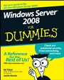 Windows Server 2008 For Dummies - ISBN 9780470180433