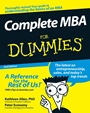 Complete MBA For Dummies - ISBN 9780470194294