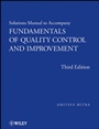 Solutions Manual to accompany Fundamentals of Quality Control and Improvement - ISBN 9780470256978