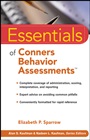 Essentials of Conners Behavior Assessments - ISBN 9780470346334