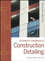 Architects Handbook of Construction Detailing - ISBN 9780470381915