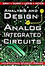 Analysis and Design of Analog Integrated Circuits - ISBN 9780470398777