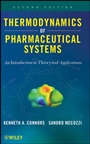 Thermodynamics of Pharmaceutical Systems: An introduction to Theory and Applications - ISBN 9780470425121