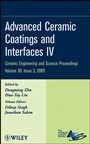 Advanced Ceramic Coatings and Interfaces IV, Volume 30, Issue 3 - ISBN 9780470457535