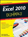 Excel 2010 For Dummies Quick Reference - ISBN 9780470527559