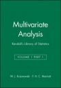 Multivariate Analysis, Volume 1, Part 1: Kendalls Library of Statistics - ISBN 9780470711033