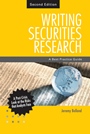 Writing Securities Research: A Best Practice Guide - ISBN 9780470826027