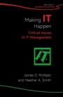 Making IT Happen: Critical Issues in IT Management - ISBN 9780470850879