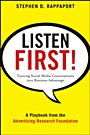 Listen First!: Turning Social Media Conversations Into Business Advantage - ISBN 9780470935514