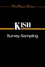 Survey Sampling - ISBN 9780471109495