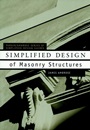 Simplified Design of Masonry Structures - ISBN 9780471179887