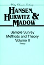 Sample Survey Methods and Theory, Volume 2: Theory - ISBN 9780471309666