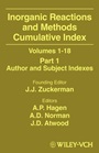 Inorganic Reactions and Methods: Author and Subject Indexes Cumulative Index, Part 1 - ISBN 9780471327127