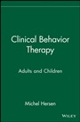 Clinical Behavior Therapy: Adults and Children - ISBN 9780471392583