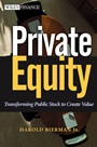 Private Equity: Transforming Public Stock to Create Value - ISBN 9780471392927