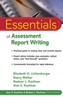 Essentials of Assessment Report Writing - ISBN 9780471394877