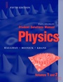 Student Solutions Manual to accompany Physics, 5e - ISBN 9780471398295