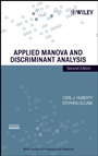 Applied MANOVA and Discriminant Analysis - ISBN 9780471468158