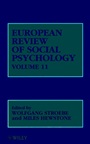 European Review of Social Psychology, Volume 11 - ISBN 9780471495703