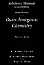 Basic Inorganic Chemistry: Solutions Manual - ISBN 9780471518082