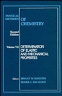 Physical Methods of Chemistry: Determination of Elastic and Mechanical Properties - ISBN 9780471534389