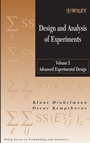 Design and Analysis of Experiments, Volume 2: Advanced Experimental Design - ISBN 9780471551775