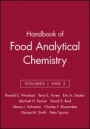 Handbook of Food Analytical Chemistry, Volumes 1 and 2 - ISBN 9780471721871