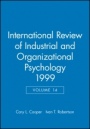 International Review of Industrial and Organizational Psychology 1999 - ISBN 9780471986669