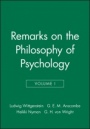 Remarks on the Philosophy of Psychology, Volume 1 - ISBN 9780631130611