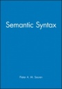 Semantic Syntax - ISBN 9780631160069