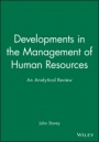 Developments in the Management of Human Resources: An Analytical Review - ISBN 9780631183983